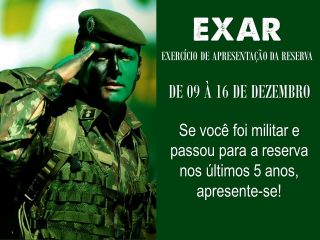 Junta Militar de Lagoa dos Três Cantos convoca reservistas para EXAR 2019