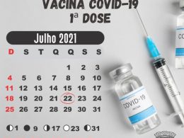 Quinta-feira (22) é dia de vacinação 1ª dose