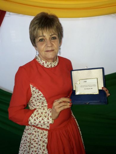 Professora Ires Fath recebe a homenagem “Caminhos de Anita”