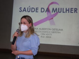 Câncer de mama e de colo de útero foi tema de palestra