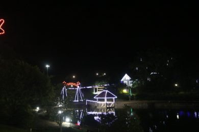 As luzes do Natal na Lagoa