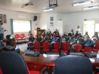 Desenvolvimento Econômico de Lagoa dos Três Cantos promoveu palestra para alunos do município