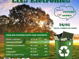 Campanha de recolhimento do lixo eletrônico