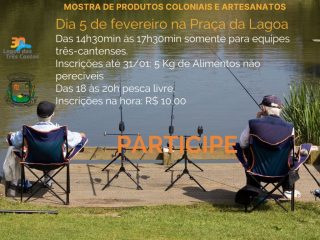 6º Festival da Pesca na Lagoa será no próximo domingo