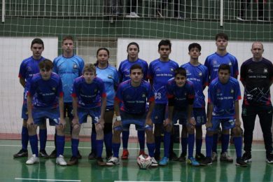 Escolinha Multiesportiva jogos em casa pela 7ª rodada da Copa Regional Futsal Categorias de Base