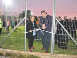 Inaugurado o novo campo de futebol sete Ardy Oscar Bohn