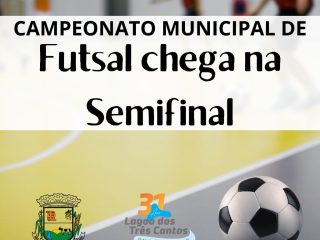 Conhecidos os semifinalistas do Municipal de Futsal de Lagoa dos Três Cantos