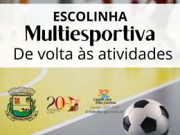 Escolinha Multiesportiva inicia os treinos visando as competições de 2024